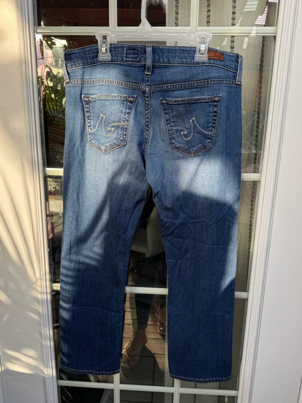 X😻Ag Adriano Goldschmied the Tomboy Crop Relaxed Straight Jeans - Picture 2 of 5